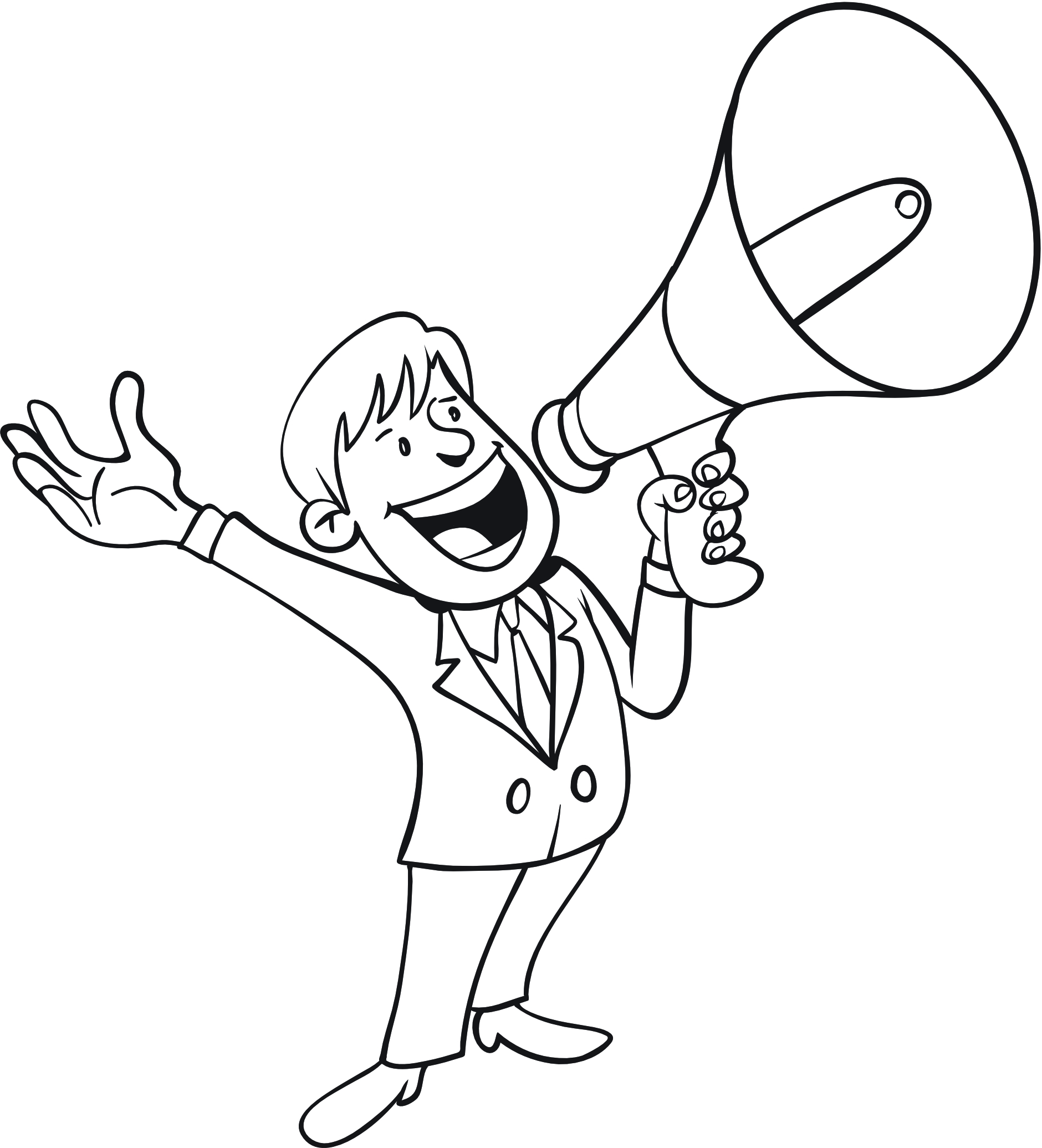 Megaphone guy LEDSIGNZ shutterstock_197882324